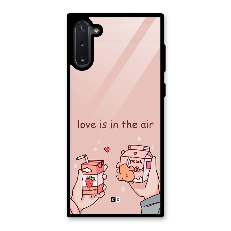 Love In Air Glass Back Case for Galaxy Note 10