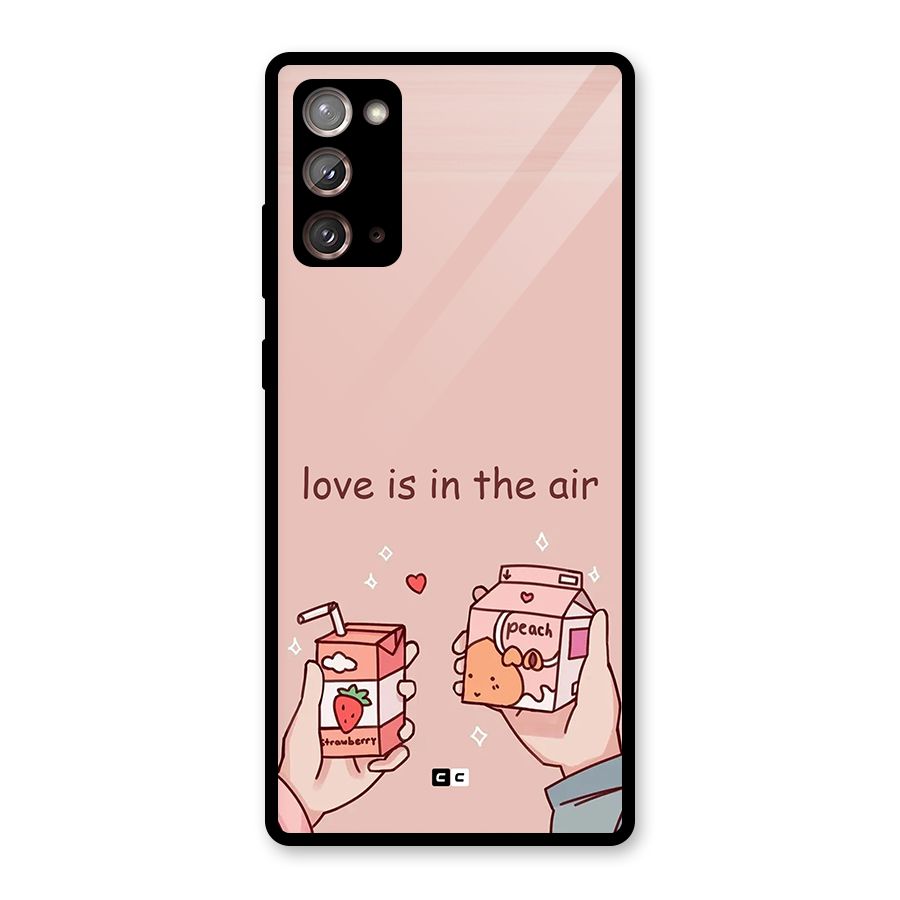Love In Air Glass Back Case for Galaxy Note 20