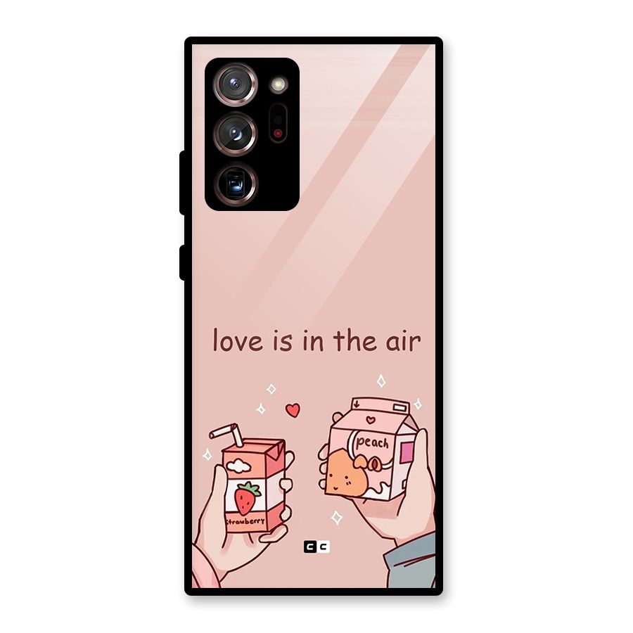 Love In Air Glass Back Case for Galaxy Note 20 Ultra