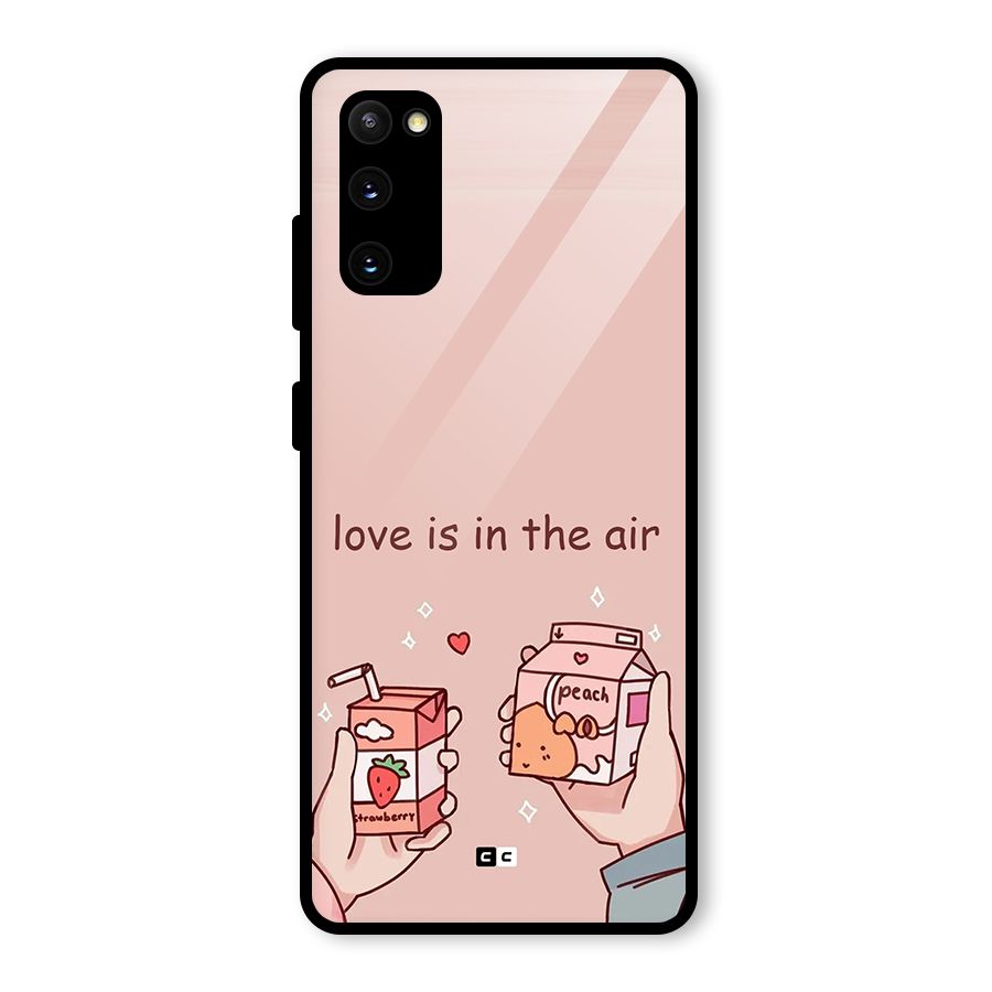 Love In Air Glass Back Case for Galaxy S20 FE 5G