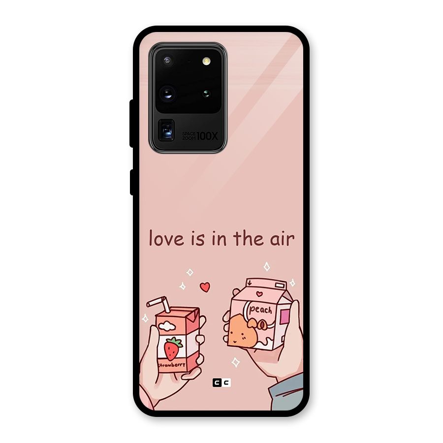 Love In Air Glass Back Case for Galaxy S20 Ultra