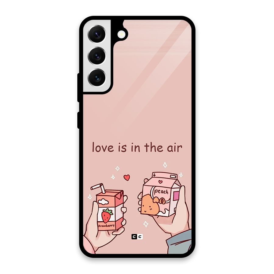Love In Air Glass Back Case for Galaxy S22 Plus 5G