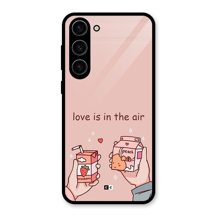 Love In Air Glass Back Case for Galaxy S23 Plus
