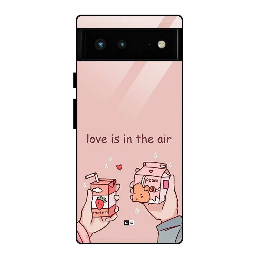 Love In Air Glass Back Case for Google Pixel 6