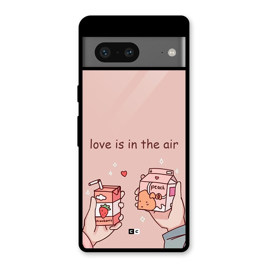 Love In Air Glass Back Case for Google Pixel 7