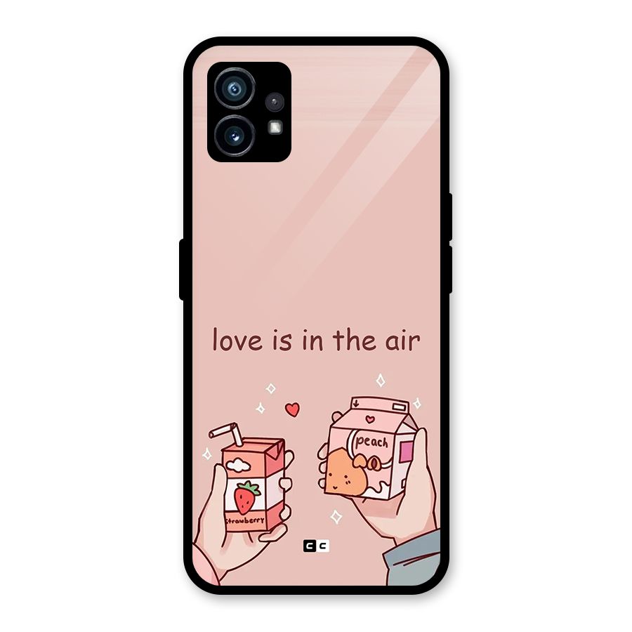 Love In Air Glass Back Case for Nothing Phone 1