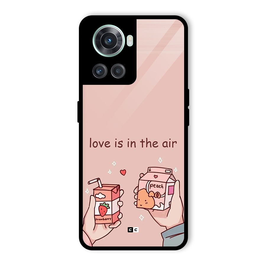 Love In Air Glass Back Case for OnePlus 10R