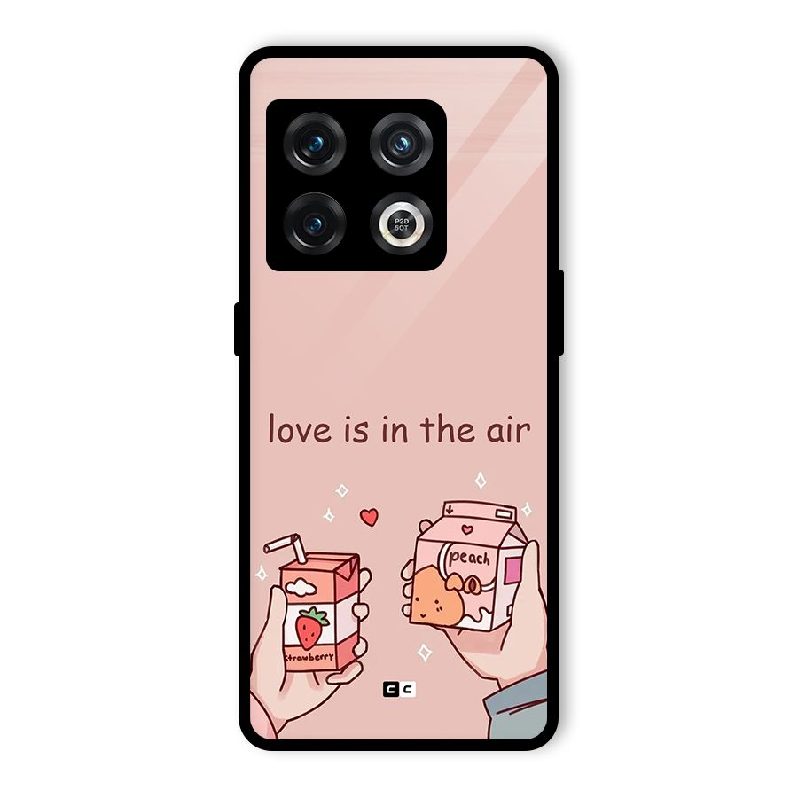 Love In Air Glass Back Case for OnePlus 10 Pro 5G