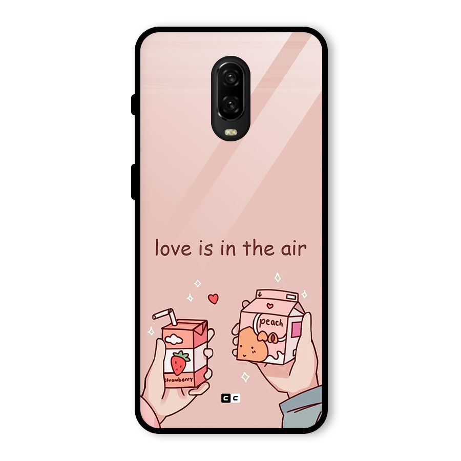 Love In Air Glass Back Case for OnePlus 6T