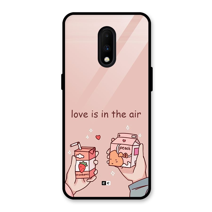 Love In Air Glass Back Case for OnePlus 7