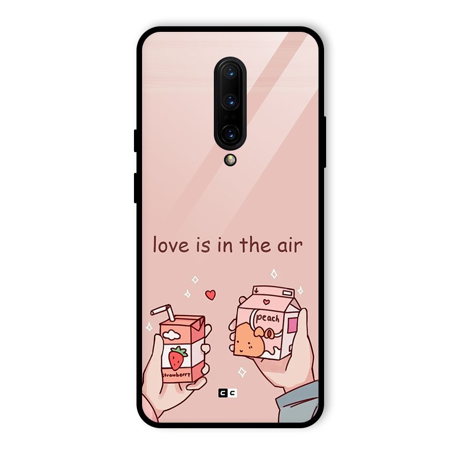 Love In Air Glass Back Case for OnePlus 7 Pro