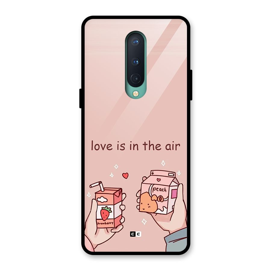Love In Air Glass Back Case for OnePlus 8