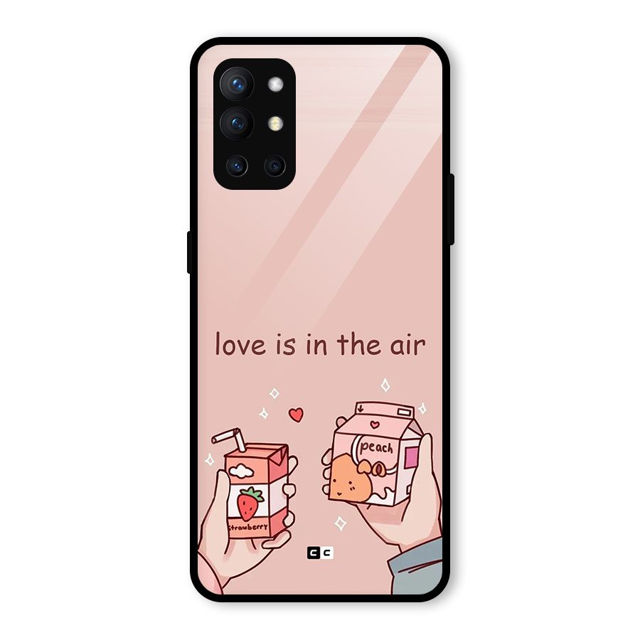 Love In Air Glass Back Case for OnePlus 9R