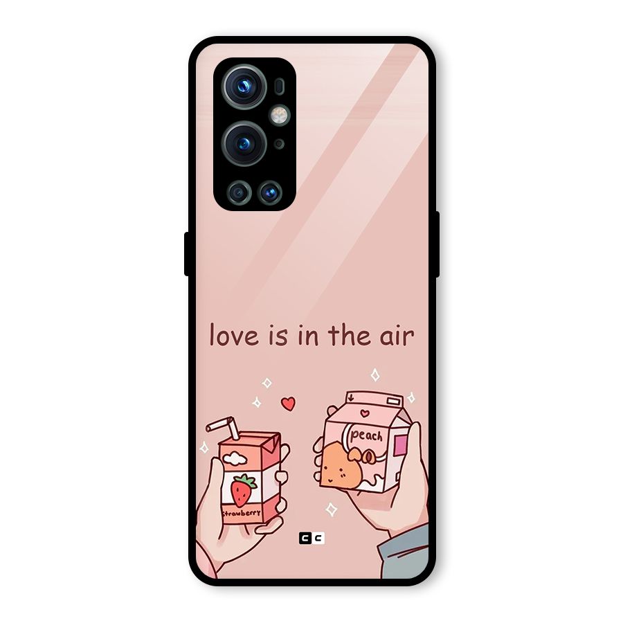 Love In Air Glass Back Case for OnePlus 9 Pro