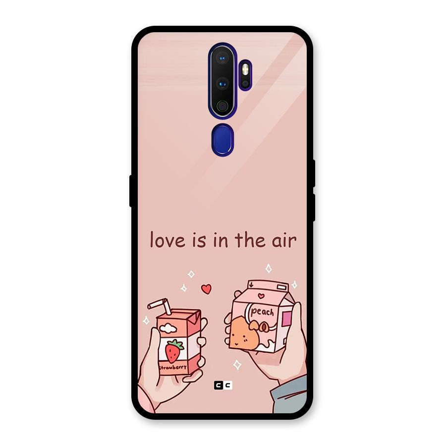 Love In Air Glass Back Case for Oppo A9 (2020)