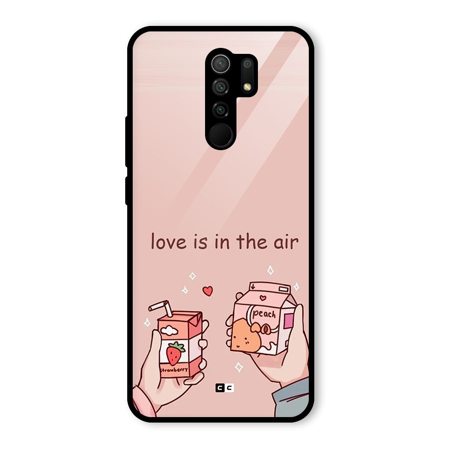 Love In Air Glass Back Case for Poco M2