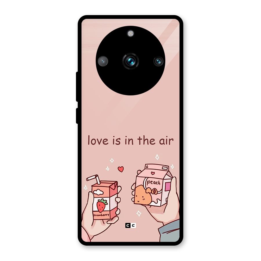 Love In Air Glass Back Case for Realme 11 Pro Plus