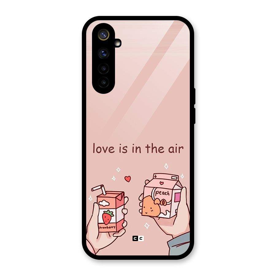 Love In Air Glass Back Case for Realme 6