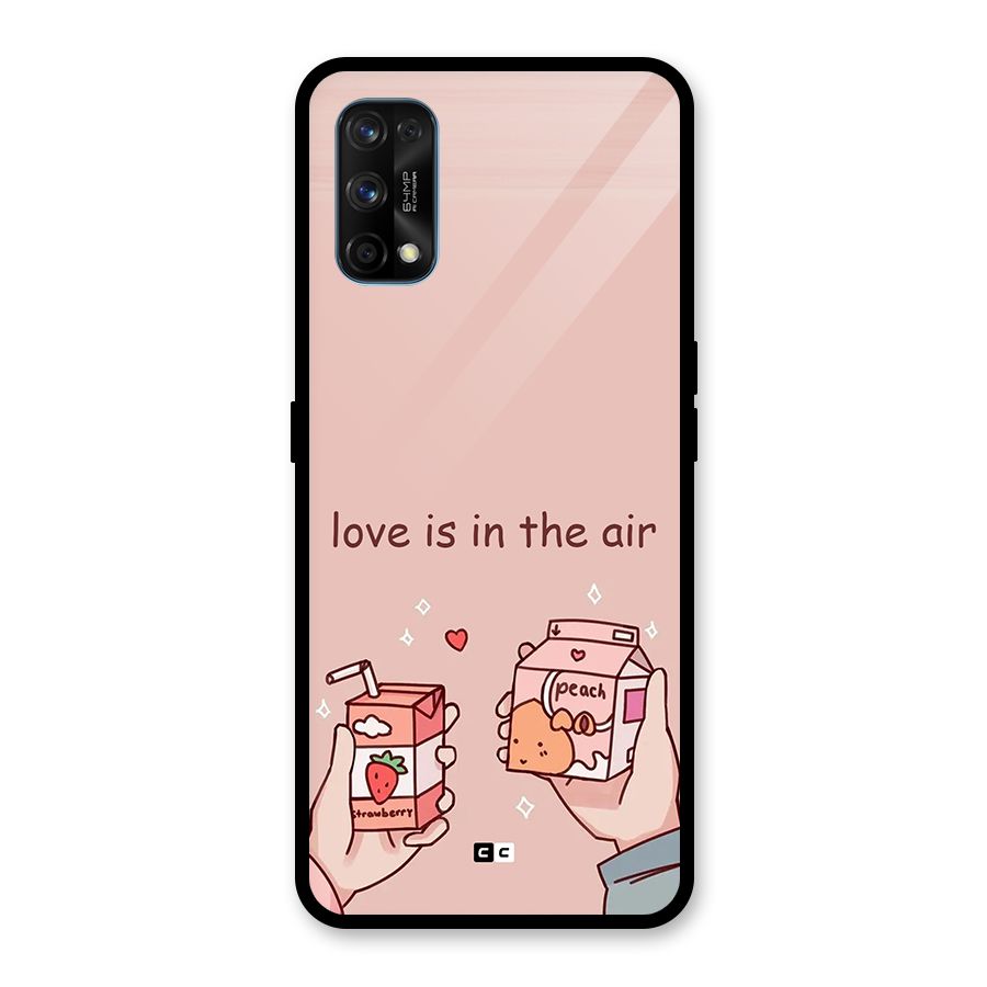 Love In Air Glass Back Case for Realme 7 Pro