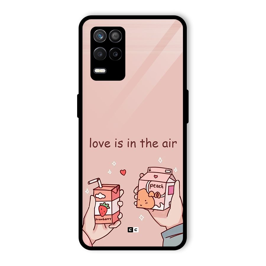 Love In Air Glass Back Case for Realme 8 5G