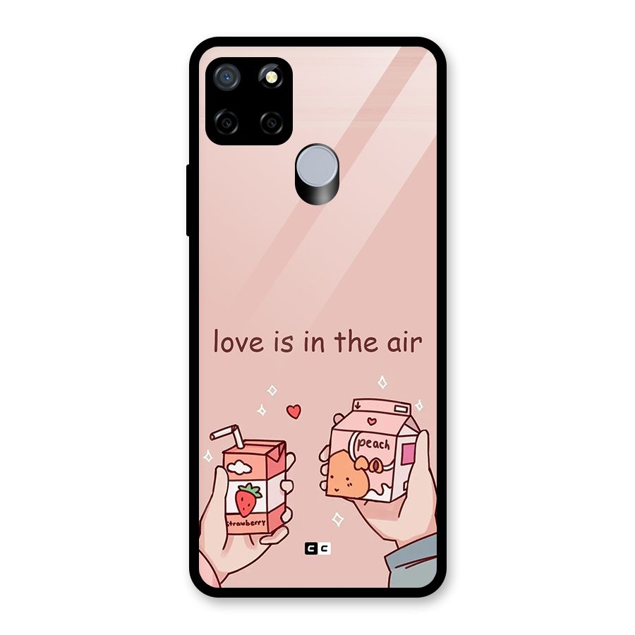 Love In Air Glass Back Case for Realme C12