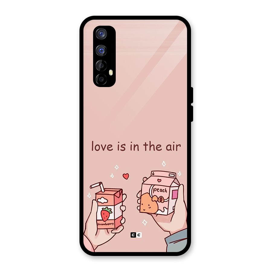 Love In Air Glass Back Case for Realme Narzo 20 Pro