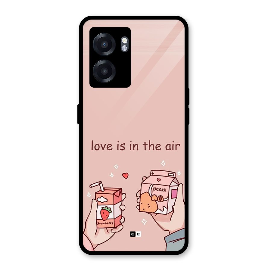 Love In Air Glass Back Case for Realme Narzo 50 5G
