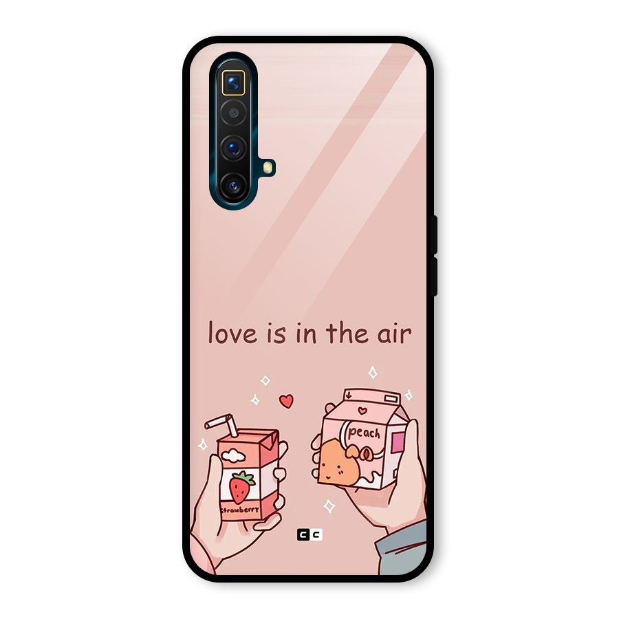 Love In Air Glass Back Case for Realme X3