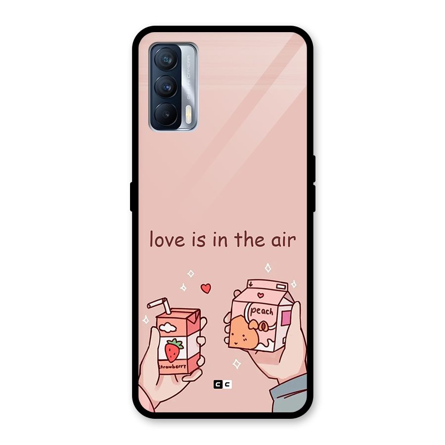 Love In Air Glass Back Case for Realme X7