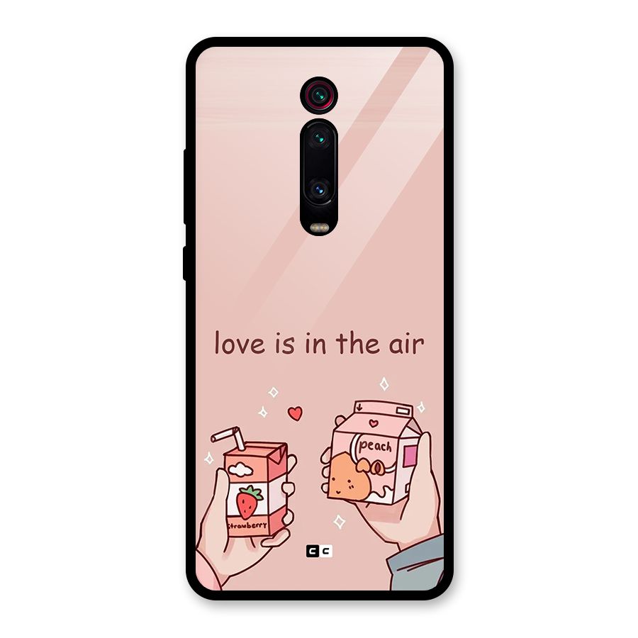 Love In Air Glass Back Case for Redmi K20