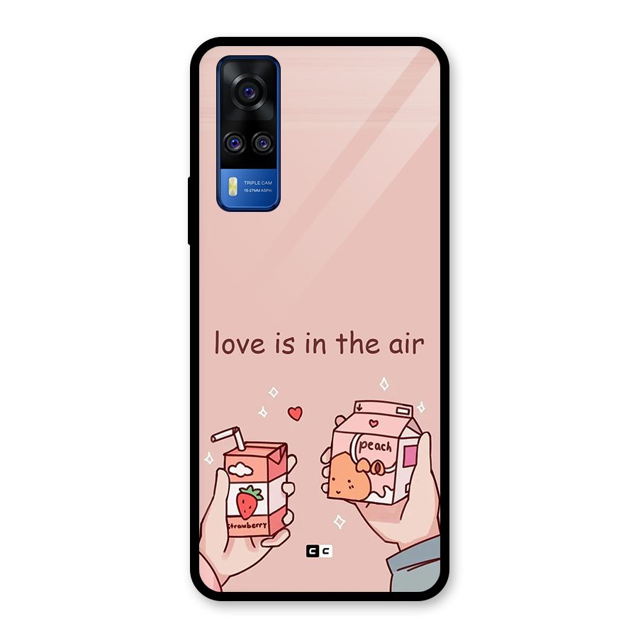 Love In Air Glass Back Case for Vivo Y31