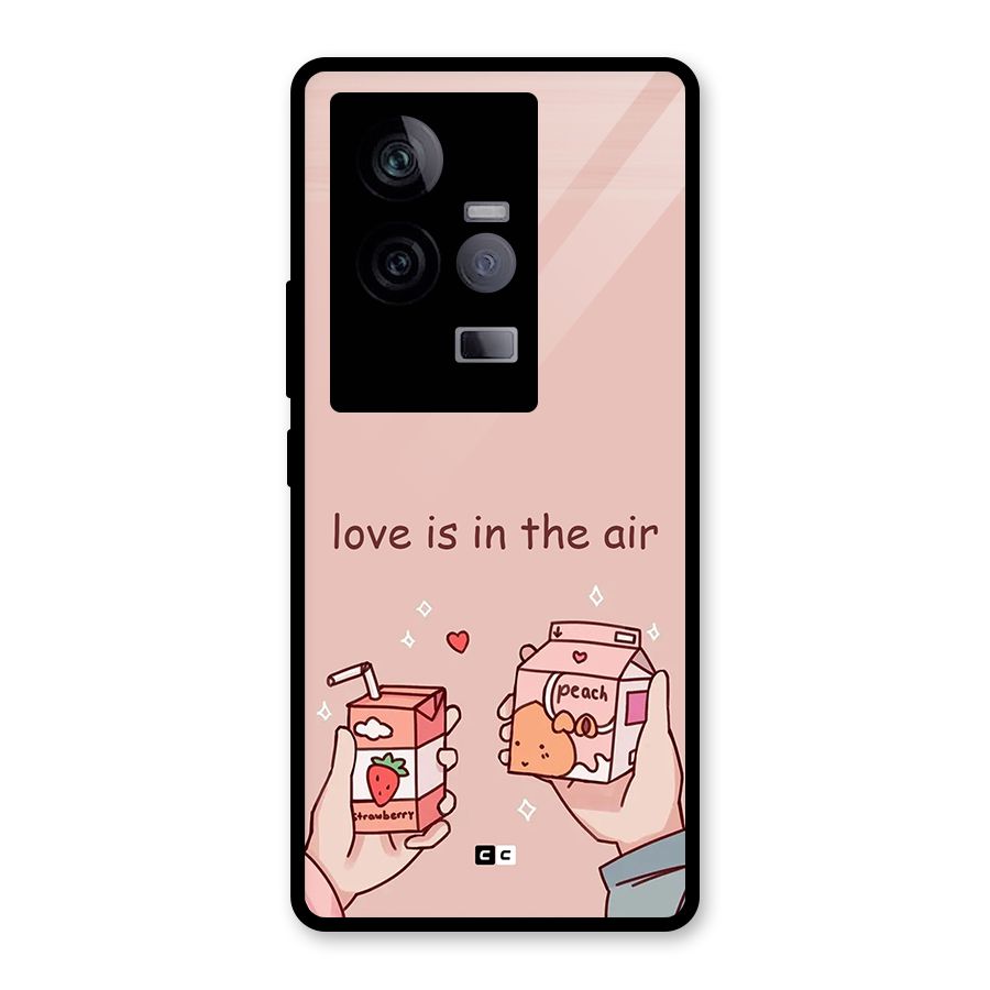 Love In Air Glass Back Case for Vivo iQOO 11 5G