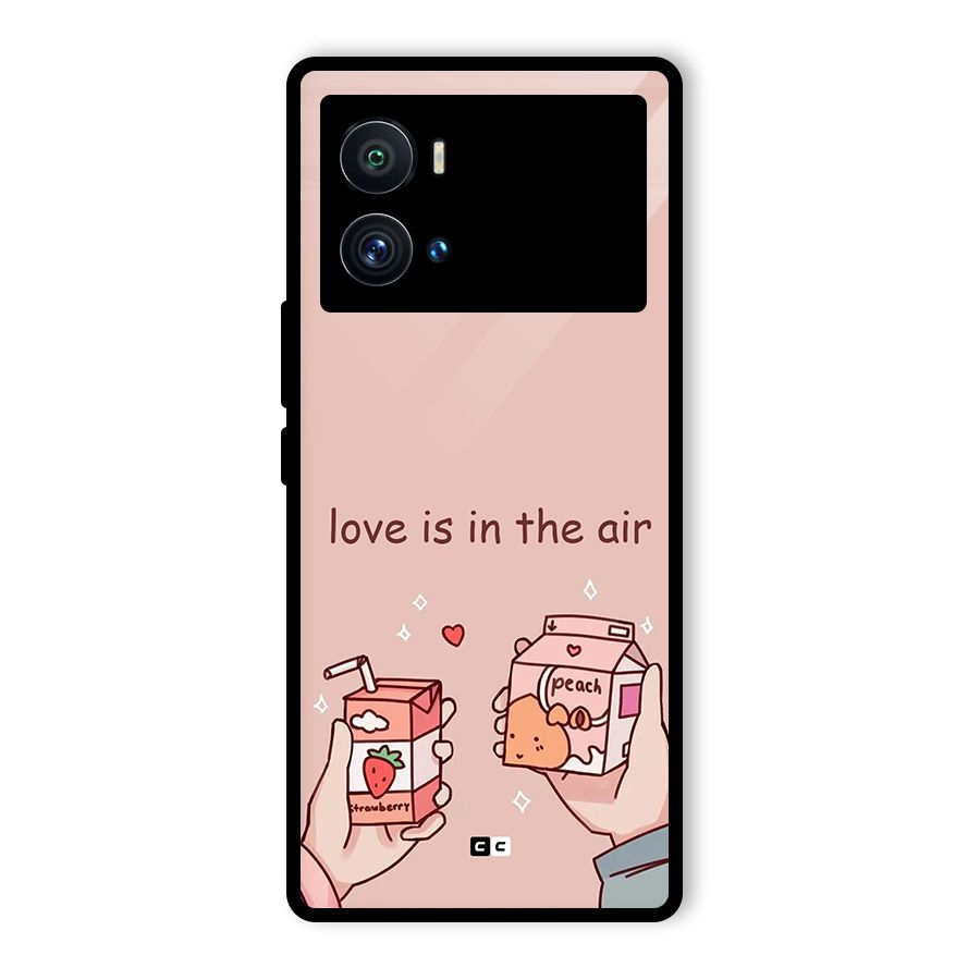 Love In Air Glass Back Case for Vivo iQOO 9 Pro