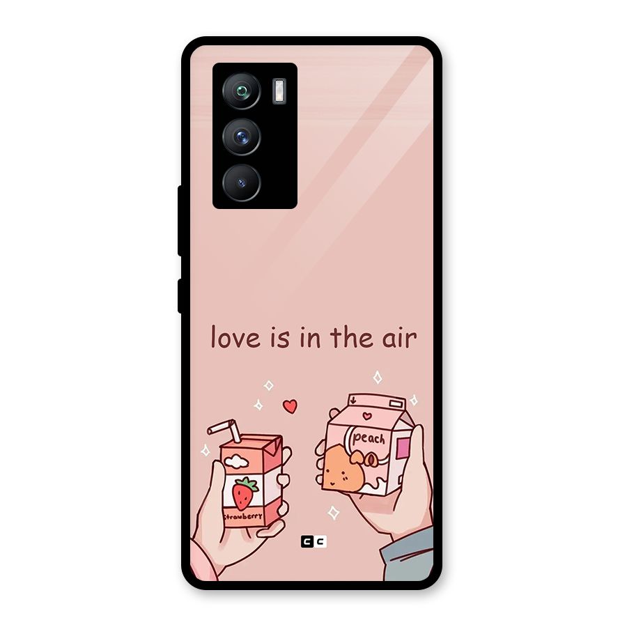 Love In Air Glass Back Case for Vivo iQOO 9 SE
