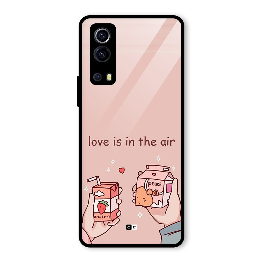 Love In Air Glass Back Case for Vivo iQOO Z3