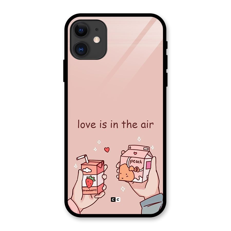Love In Air Glass Back Case for iPhone 11