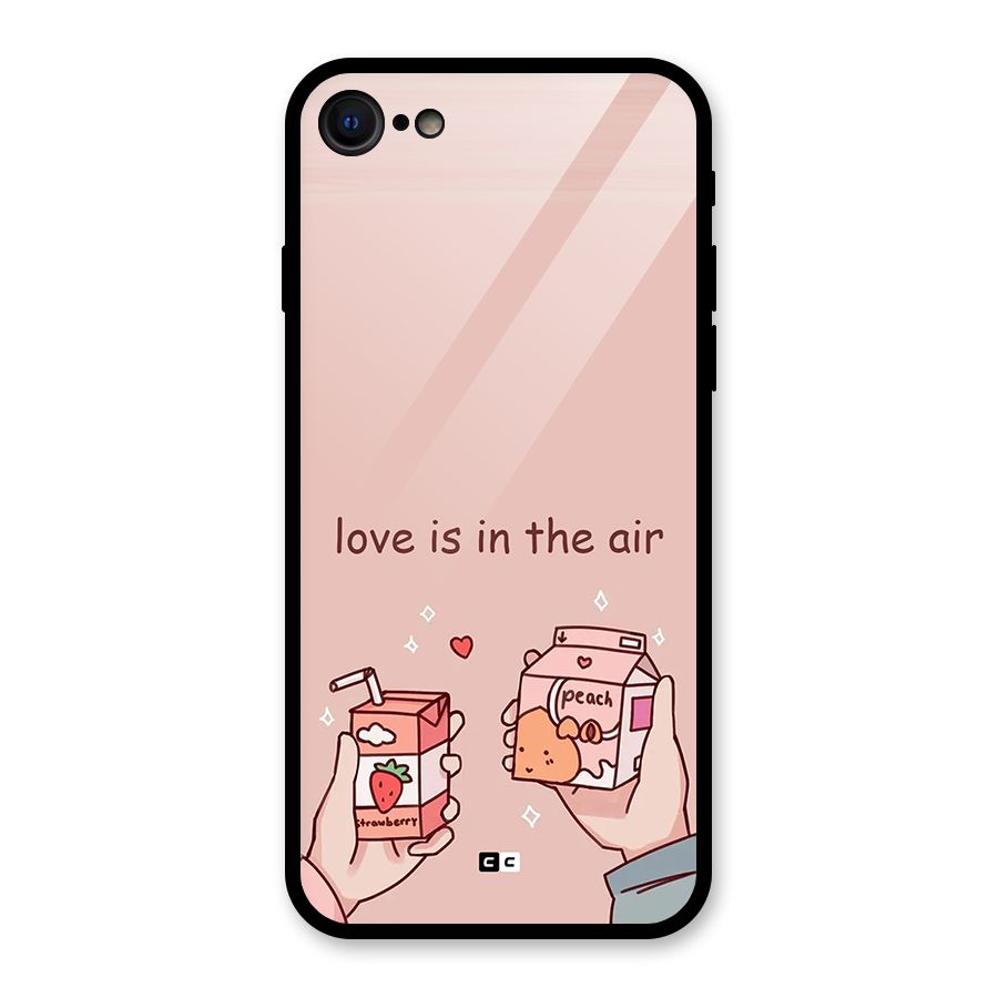Love In Air Glass Back Case for iPhone 7