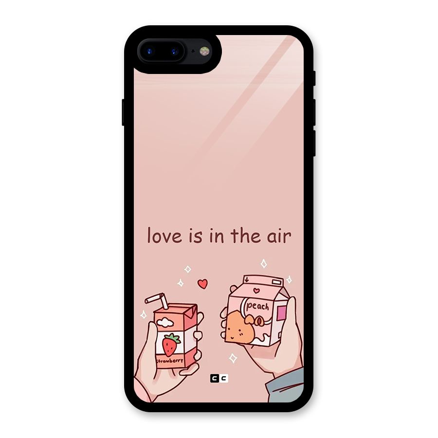Love In Air Glass Back Case for iPhone 8 Plus
