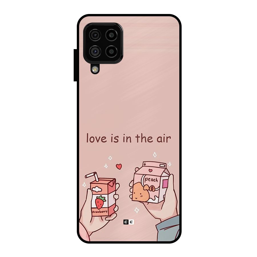Love In Air Metal Back Case for Galaxy A22 4G