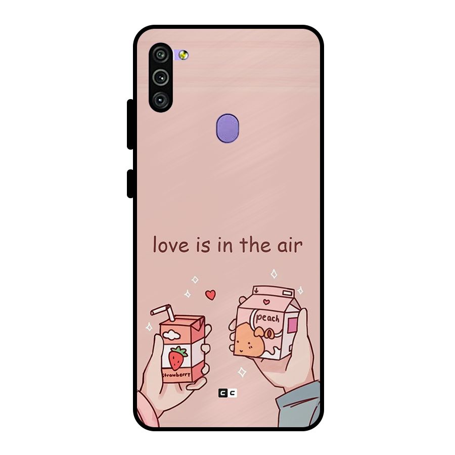 Love In Air Metal Back Case for Galaxy M11