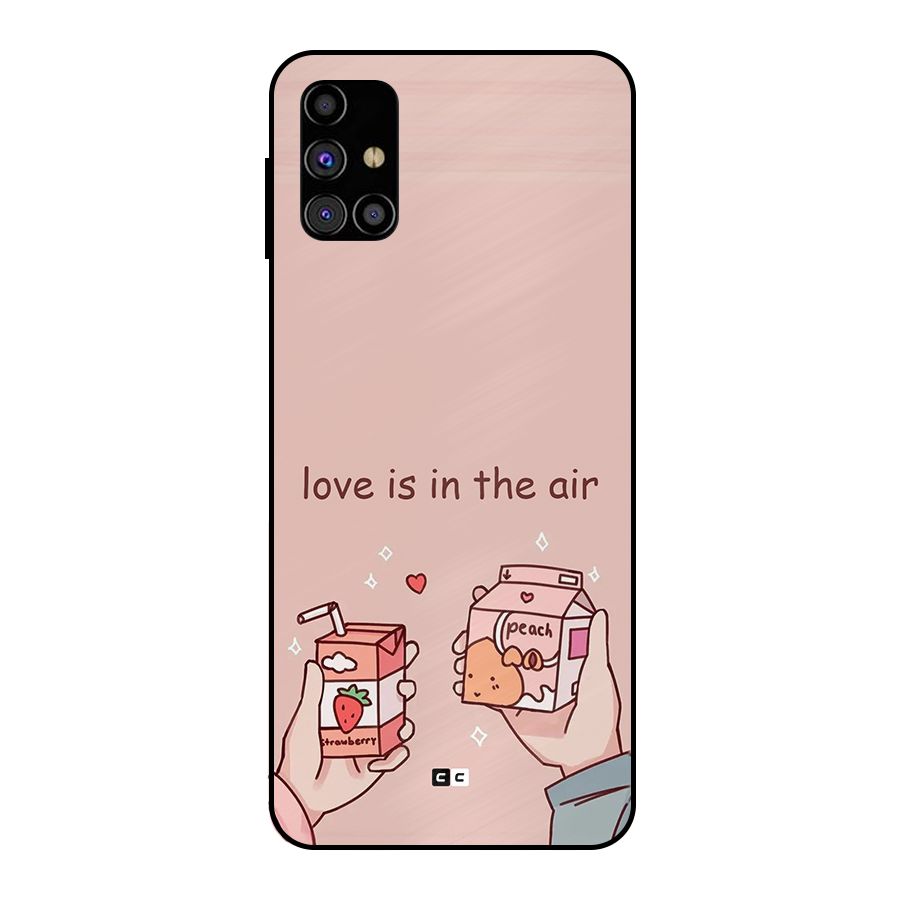 Love In Air Metal Back Case for Galaxy M31s