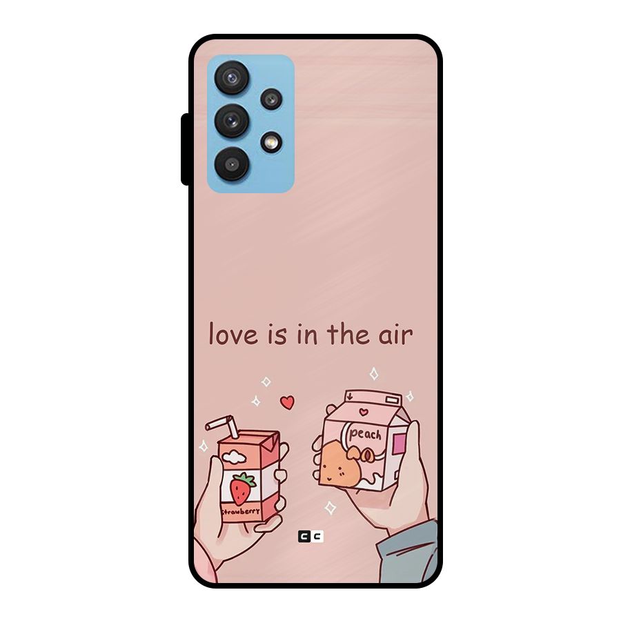 Love In Air Metal Back Case for Galaxy M32 5G