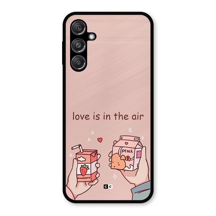 Love In Air Metal Back Case for Galaxy M34 5G