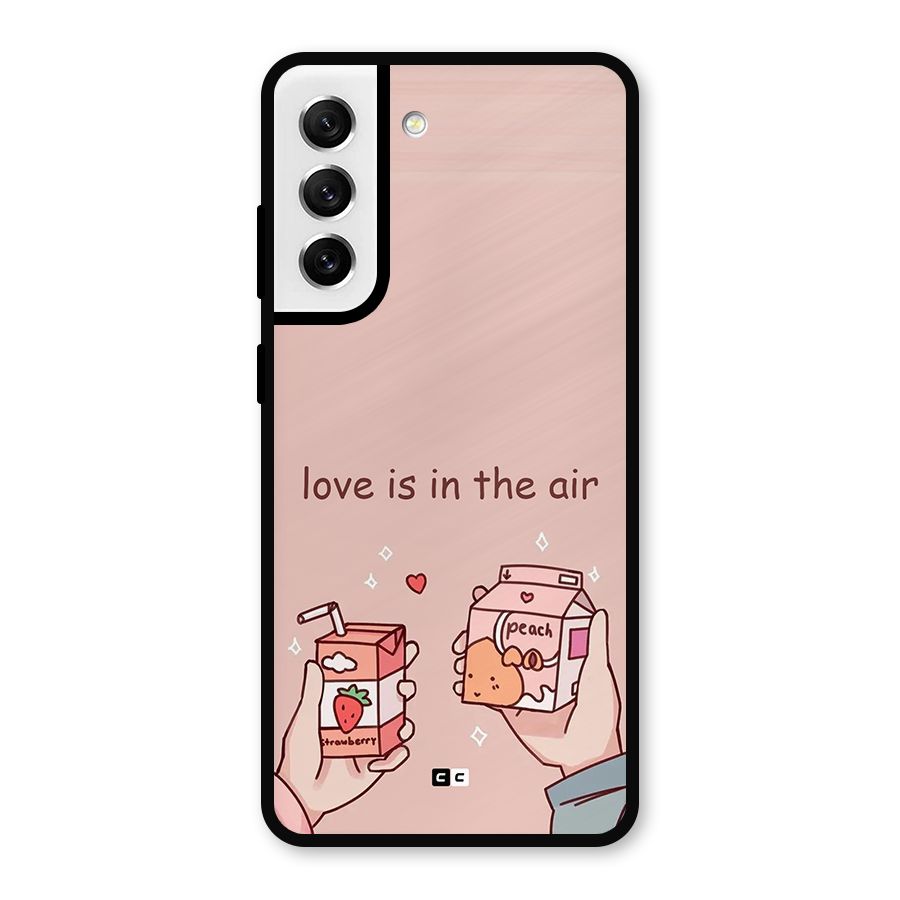 Love In Air Metal Back Case for Galaxy S21 FE 5G