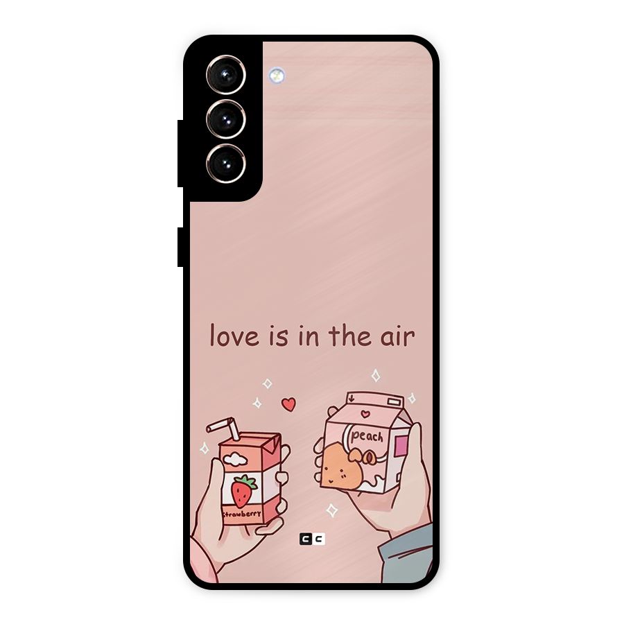 Love In Air Metal Back Case for Galaxy S21 Plus