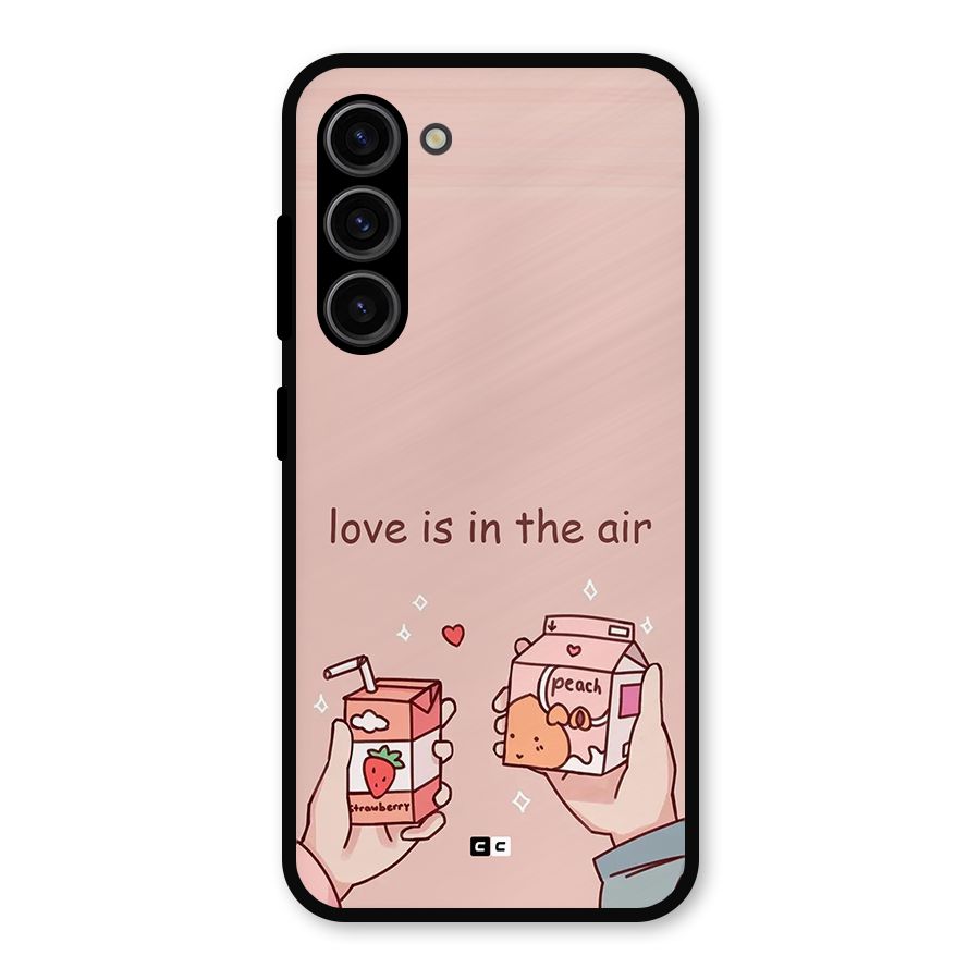Love In Air Metal Back Case for Galaxy S23