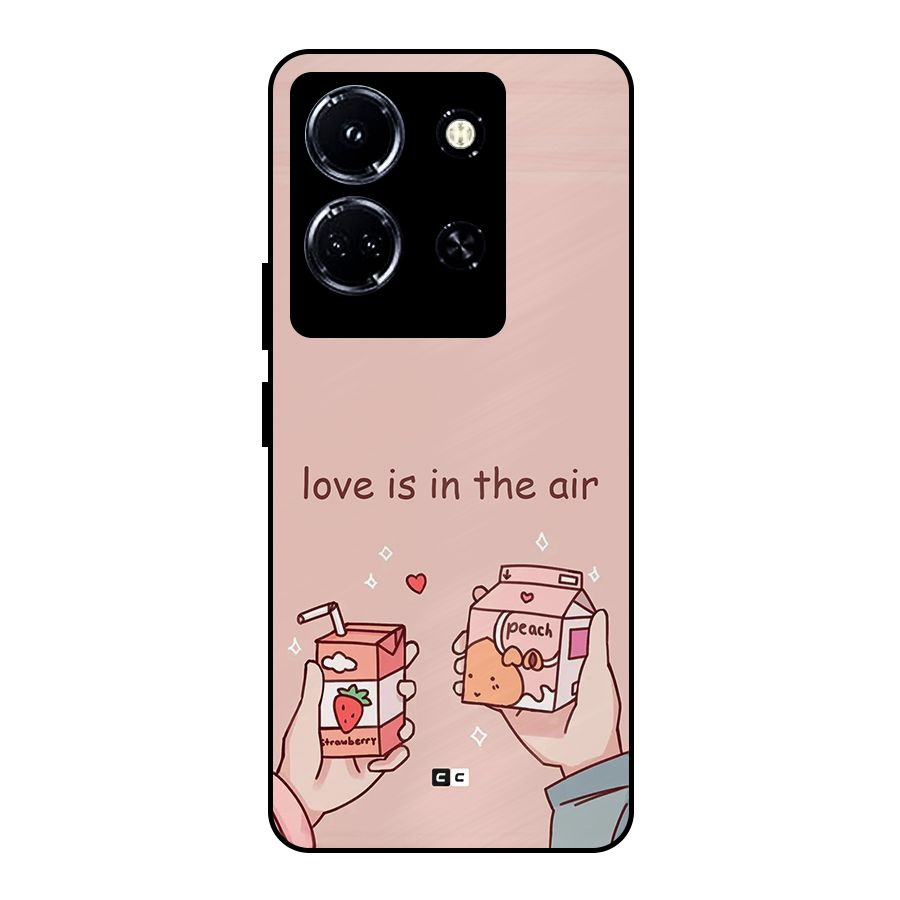 Love In Air Metal Back Case for Infinix Note 30 5G