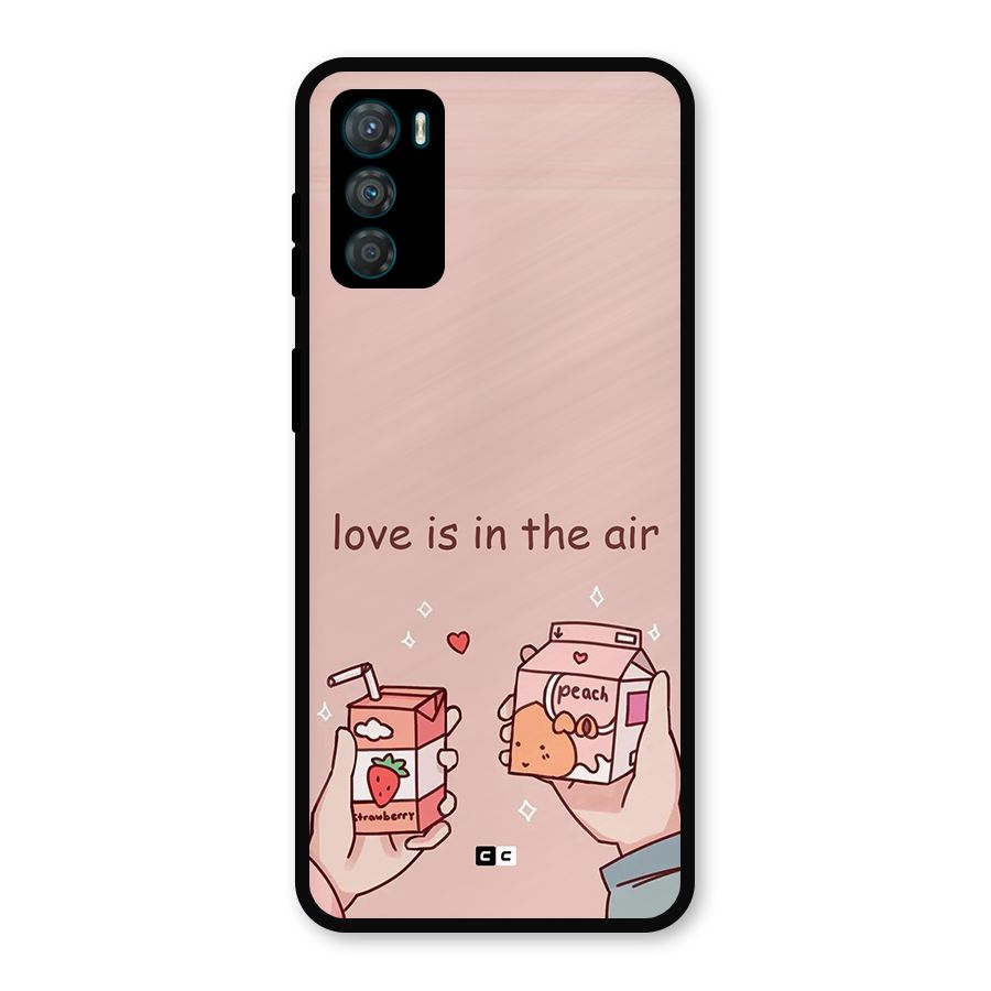 Love In Air Metal Back Case for Moto G42