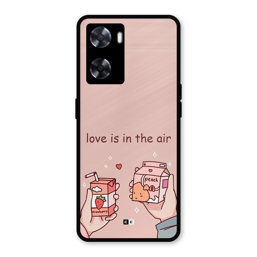 Love In Air Metal Back Case for Oppo A77s