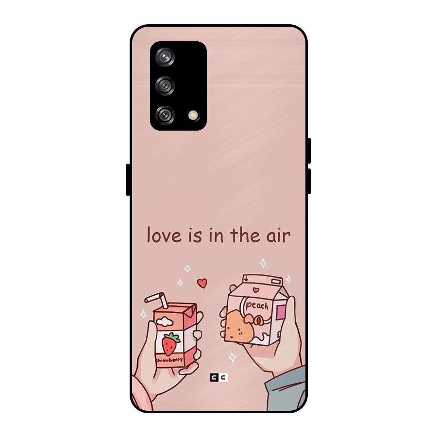 Love In Air Metal Back Case for Oppo F19